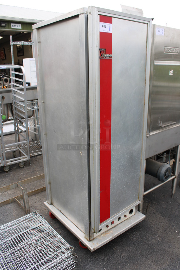 Wilson Metal Commercial Enclosed Pan Transport Rack on Commercial Casters. 24.5x31x69.5 - Image 2 of 5