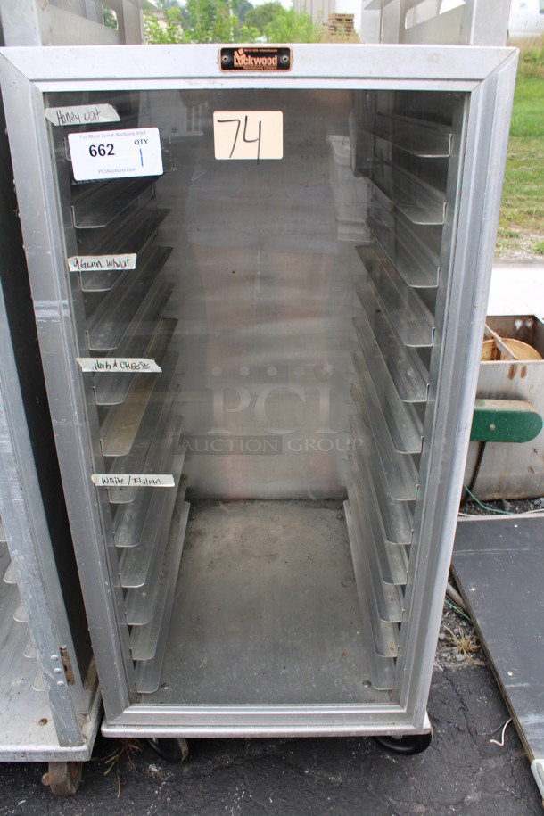 Lockwood Metal Commercial Enclosed Pan Rack on Commercial Casters. 25x30x71 - Image 3 of 5