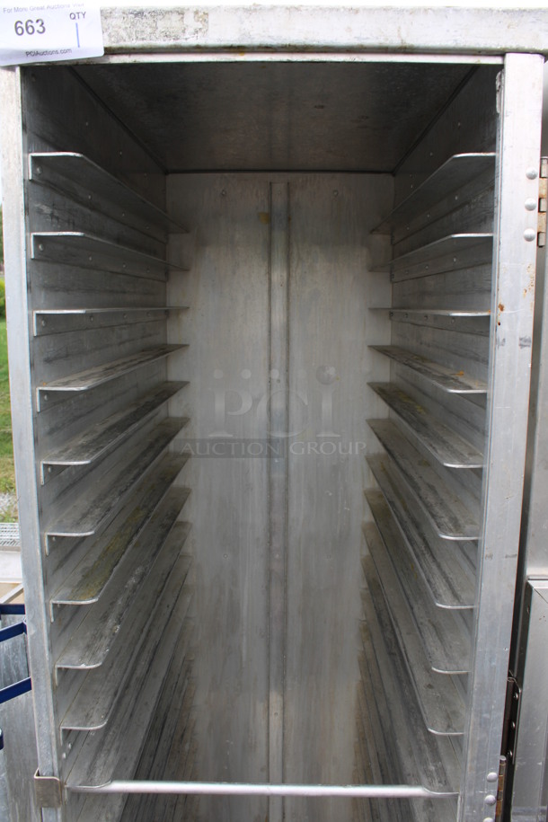 Lockwood Metal Commercial Pan Rack on Commercial Casters. 21x31x69.5 - Image 3 of 4