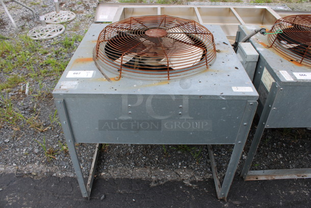 Manitowoc Model JC1395 Metal Commercial Remote Condenser. 208-230 Volts, 1 Phase. 29.5x28x31 - Image 1 of 4
