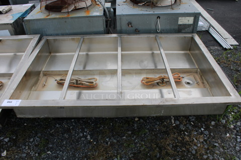 Stainless Steel Commercial Steam Table Drop In. 55x35x19
