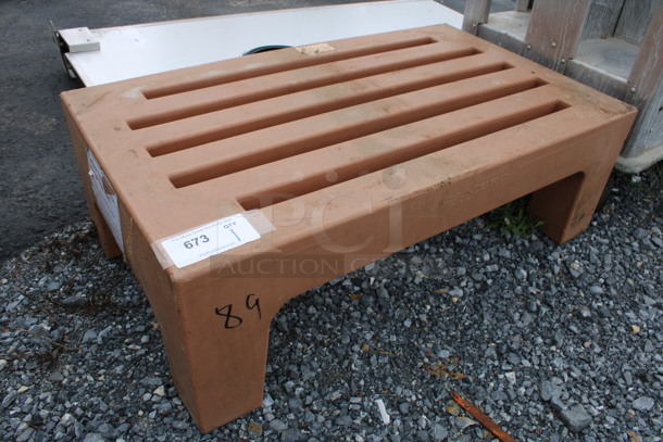 Brown Poly Dunnage Rack. 36x21x12