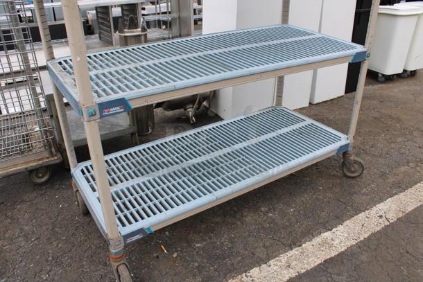 Metro Max Poly 4 Tier Shelving Unit on Commercial Casters. BUYER MUST DISMANTLE. PCI CANNOT DISMANTLE FOR SHIPPING. PLEASE CONSIDER FREIGHT CHARGES. 54x24x80 - Image 3 of 4