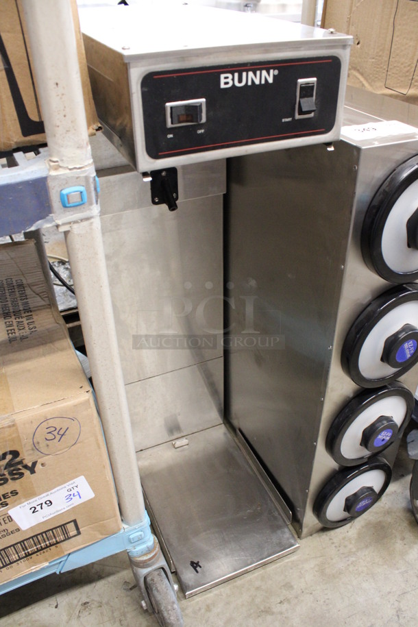 Bunn Model TU3Q/TD4T Stainless Steel Commercial Countertop Iced Tea Machine. 120 Volts, 1 Phase. 9.5x18x34.5 - Image 4 of 4