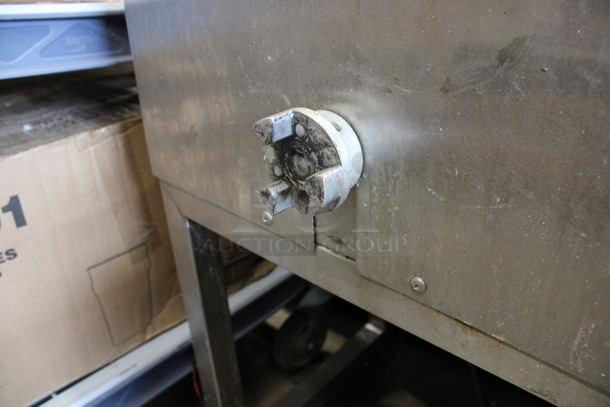 Stainless Steel Commercial Tumbler Frame. 18.5x36.5x29. Cannot Test - Unit Was Previously Hardwired - Image 3 of 6