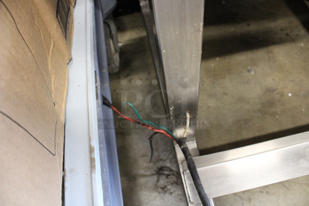 Stainless Steel Commercial Tumbler Frame. 18.5x36.5x29. Cannot Test - Unit Was Previously Hardwired - Image 5 of 6