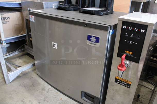 2012 Manitowoc Model IY1005W-261 Stainless Steel Commercial Water Cooled Ice Machine Head. 208-230 Volts, 1 Phase. 30x25x27 - Image 2 of 5