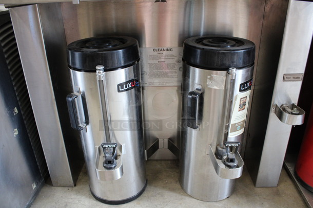 Fetco Model CBS-62H Stainless Steel Commercial Countertop Coffee Machine w/ 2 Coffee Server Satellites. 35.5x22.5x36 - Image 5 of 7