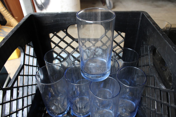 9 Beverage Glasses. 3x3x6. 9 Times Your Bid! - Image 1 of 2