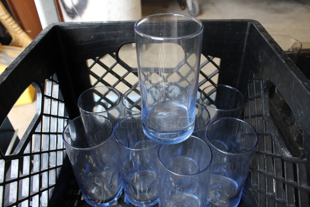 9 Beverage Glasses. 3x3x6. 9 Times Your Bid!