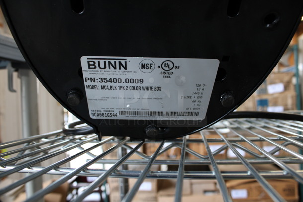 Bunn Model MCA Black Poly Countertop Coffee Machine. 120 Volts, 1 Phase. 8x12x13 - Image 4 of 4