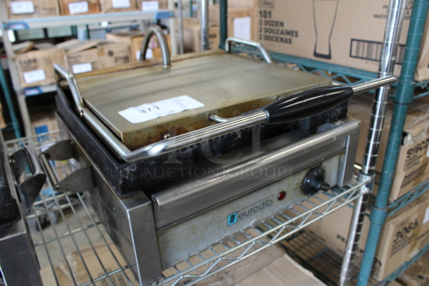Eurodib Model SFE02345-120 Stainless Steel Commercial Countertop Panini Press. 120 Volts, 1 Phase. 20x18x9. Tested and Working! - Image 2 of 7
