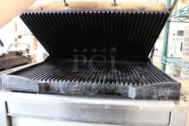 Eurodib Model SFE02345-120 Stainless Steel Commercial Countertop Panini Press. 120 Volts, 1 Phase. 20x18x9. Tested and Working! - Image 5 of 7