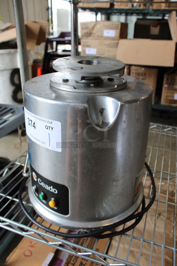 Ceado Stainless Steel Commercial Countertop Juicer Base. 10x10x12. Tested and Does Not Power On - Image 2 of 4