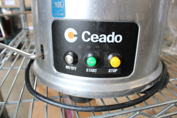 Ceado Stainless Steel Commercial Countertop Juicer Base. 10x10x12. Tested and Does Not Power On - Image 4 of 4