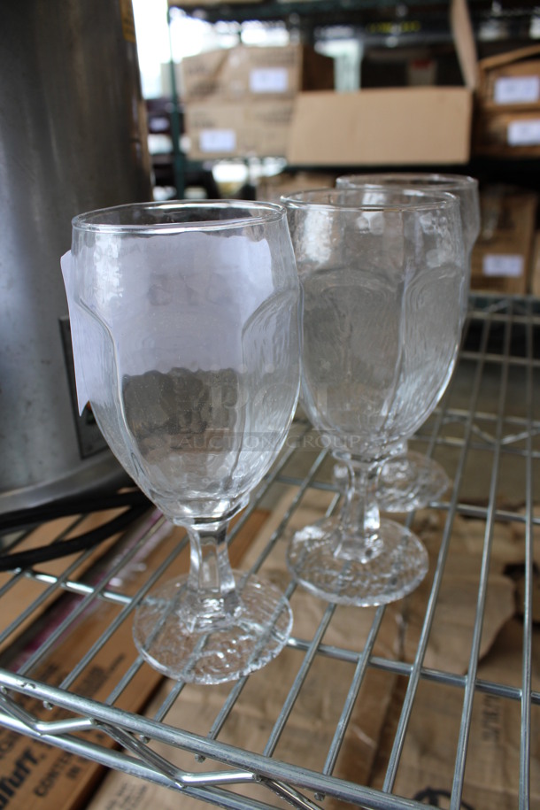 3 Wine Glasses. 3x3x6.25. 3 Times Your Bid!