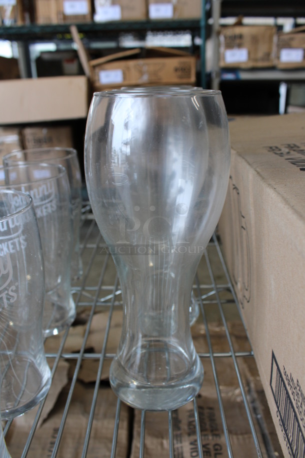 4 Beverage Glasses. 3.5x3.5x8.75. 4 Times Your Bid!