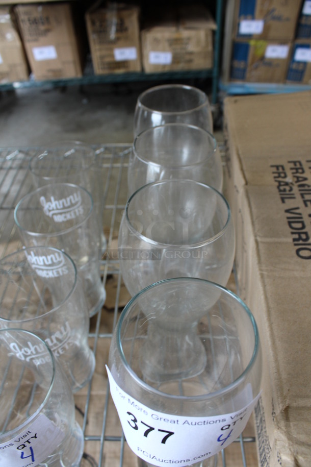 4 Beverage Glasses. 3.5x3.5x8.75. 4 Times Your Bid! - Image 3 of 3