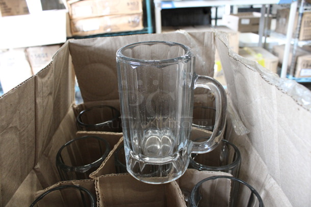 10 BRAND NEW IN BOX! Libbey 5018 14 oz Paneled Mugs. 5x3.5x6.5. 10 Times Your Bid! - Image 1 of 4