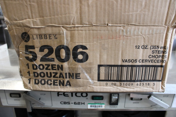 10 BRAND NEW IN BOX! Libbey 5206 12 oz Stein Glasses. 4.5x3x6. 10 Times Your Bid! - Image 3 of 3