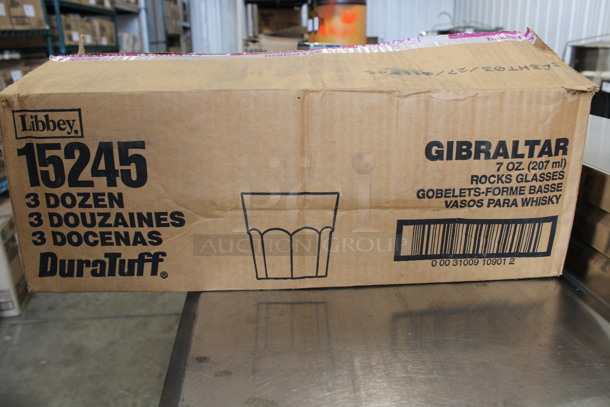 27 BRAND NEW IN BOX! Libbey 15245 Gibraltar 7 oz Rocks Glasses. 3.25x3.25x3.25. 27 Times Your Bid! - Image 3 of 3