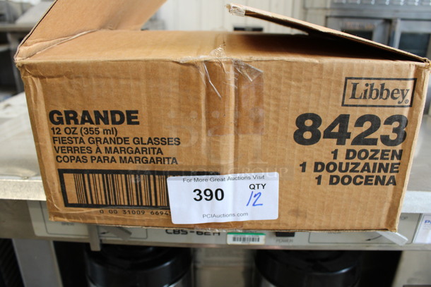 12 BRAND NEW IN BOX! Libbey 8423 Grande 12 oz Fiesta Grande Glasses. 4.5x4.5x6. 12 Times Your Bid! - Image 3 of 3