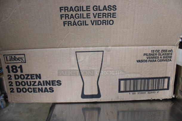 23 BRAND NEW IN BOX! Libbey 181 12 oz Pilsner Glasses. 3x3x6. 23 Times Your Bid! - Image 3 of 3