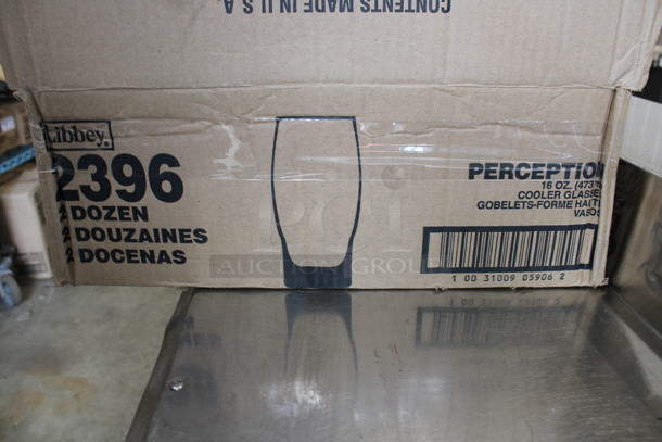 21 BRAND NEW IN BOX! Libbey 2396 Preception 16 oz Cooler Glasses. 3x3x6.25. 21 Times Your Bid! - Image 3 of 3