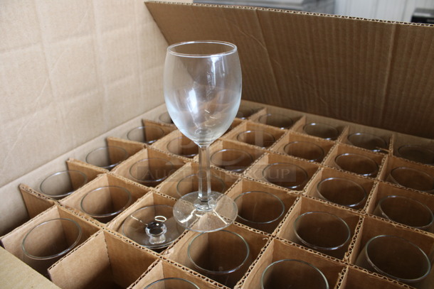 35 BRAND NEW IN BOX! Libbey 8766 Napa Country 6.5 oz Tall Wine Glasses. 2.5x2.5x6.5. 35 Times Your Bid! - Image 2 of 3