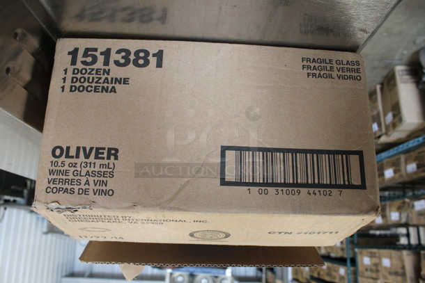 9 BRAND NEW IN BOX! Libbey 151381 Oliver 10.5 oz Wine Glasses. 3.5x3.5x7. 9 Times Your Bid! - Image 3 of 3