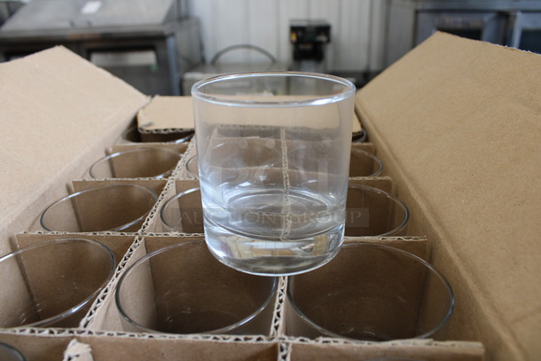 36 BRAND NEW IN BOX! Libbey 916CD 8 oz Rocks Glasses. 3x3x3.25. 36 Times Your Bid!