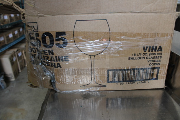 12 BRAND NEW IN BOX! Libbey 505 Vina 18.25 oz Balloon Glasses. 3x3x7.25. 12 Times Your Bid! - Image 3 of 3