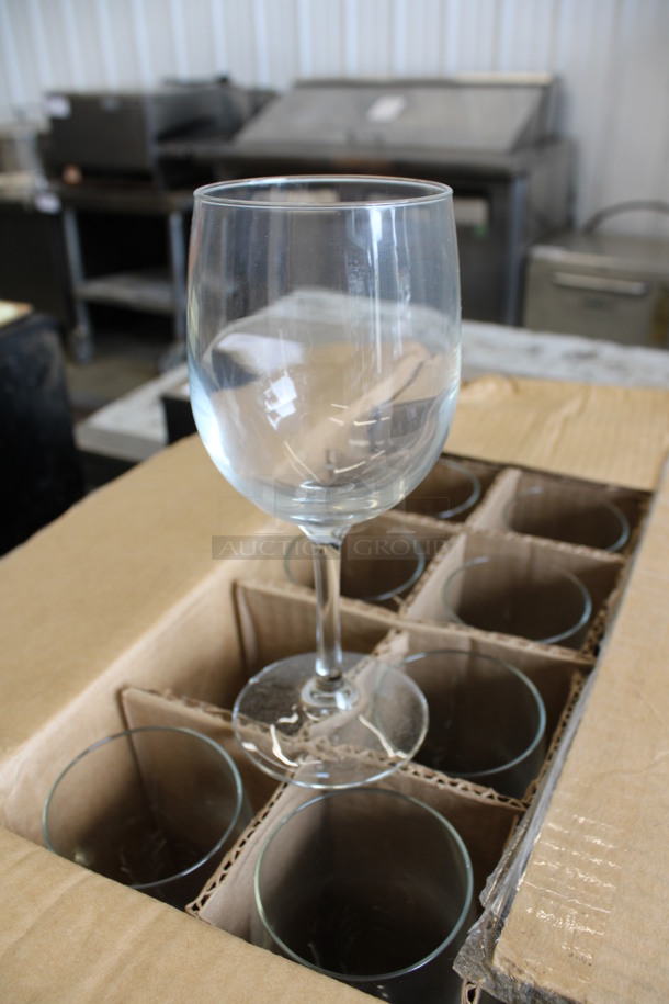 24 BRAND NEW IN BOX! Libbey 8564SR Sheer Rim 8.5 oz Bristol White Wine Glasses. 2.75x2.75x6.75. 24 Times Your Bid! - Image 2 of 3