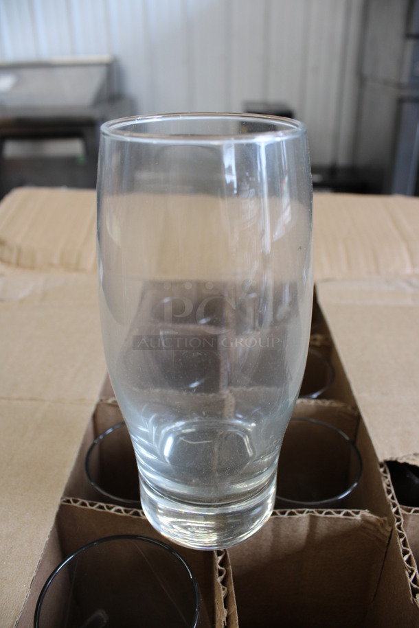 24 BRAND NEW IN BOX! Libbey 2396 Perception 16 oz Cooler Glasses. 3x3x6.25. 24 Times Your Bid!