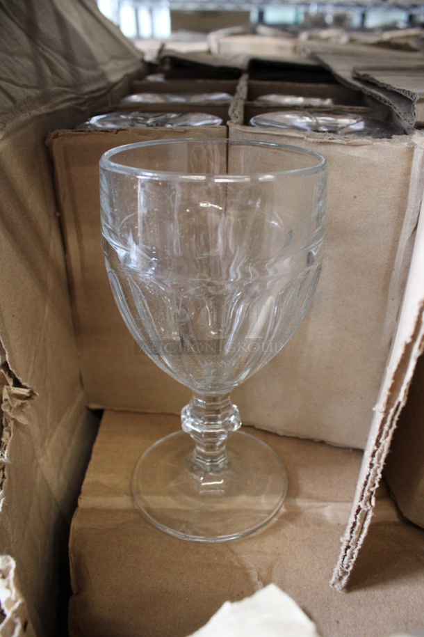 31 BRAND NEW IN BOX! Libbey 1524 Gibraltar 8.5 oz Goblet Glasses. 3.25x3.25x6. 31 Times Your Bid!