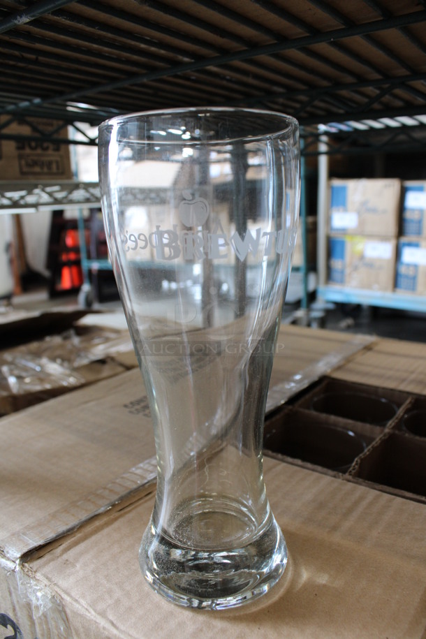 23 BRAND NEW IN BOX! Libbey 1607/1241M 20 oz Pilsner Glasses w/ Logo. 3.5x3.5x8.25. 23 Times Your Bid! - Image 2 of 3