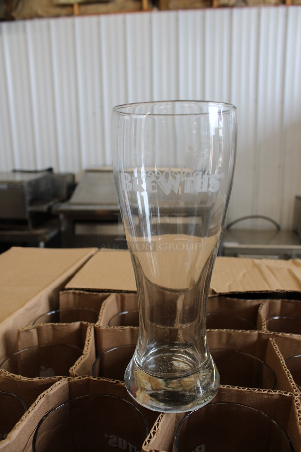 24 BRAND NEW IN BOX! Libbey 1607/1241M 20 oz Pilsner Beverage Glasses w/ Logo. 3.5x3.5x8.25. 24 Times Your Bid! - Image 2 of 3