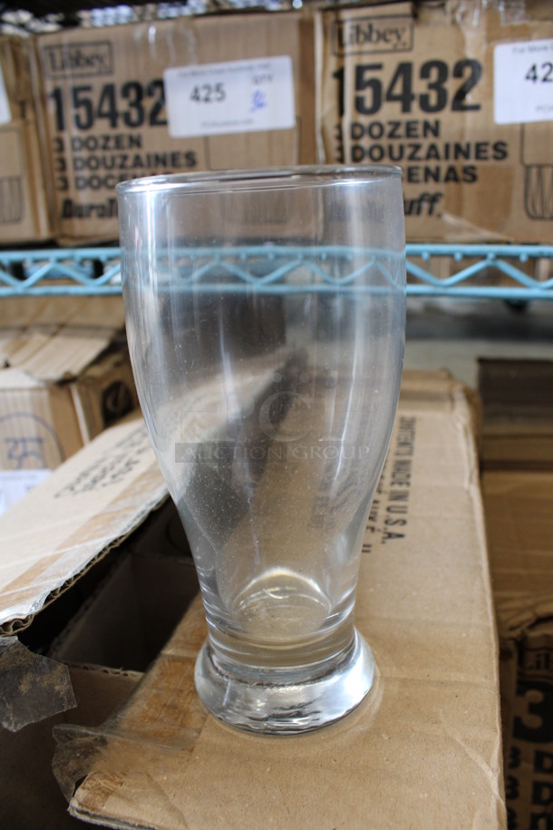 33 BRAND NEW IN BOX! Libbey 194 16 oz Pub Beverage Glasses. 3x3x6.5. 33 Times Your Bid!