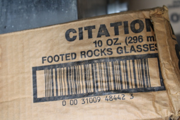 35 BRAND NEW IN BOX! Libbey 8447 Citation 10 oz Footed Rocks Glasses. 3x3x4. 33 Times Your Bid! - Image 3 of 4