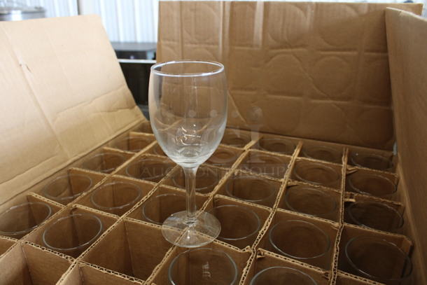 30 BRAND NEW IN BOX! Libbey 8464 Citation 8 oz Wine Beer Glasses. 2.75x2.75x6.75. 30 Times Your Bid! - Image 2 of 3