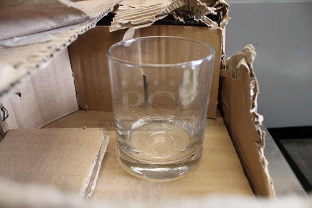 25 BRAND NEW IN BOX! Libbey 2328 7.75 oz Old Fashioned Glasses. 2.75x2.75x3.5. 25 Times Your Bid!