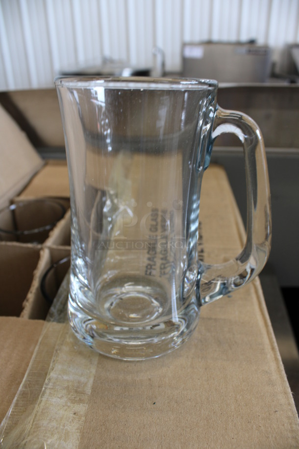 12 BRAND NEW IN BOX! Libbey 5298 Scandinavian 15 oz Glass Mugs. 5x3.5x6.5. 12 Times Your Bid! - Image 1 of 3