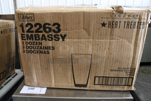 35 BRAND NEW IN BOX! Libbey 12263 12.5 oz Beverage Glasses. 2.75x2.75x5.75. 35 Times Your Bid! - Image 3 of 3