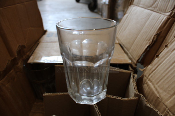 10 BRAND NEW IN BOX! Libbey 15238 Gibraltar 12 oz Beverage Glasses. 3.5x3.5x4.75. 10 Times Your Bid!