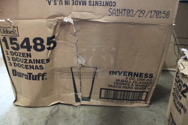 31 BRAND NEW IN BOX! Libbey 15485 Inverness 9 oz Hi-Ball Glasses. 3x3x5. 31 Times Your Bid! - Image 3 of 3