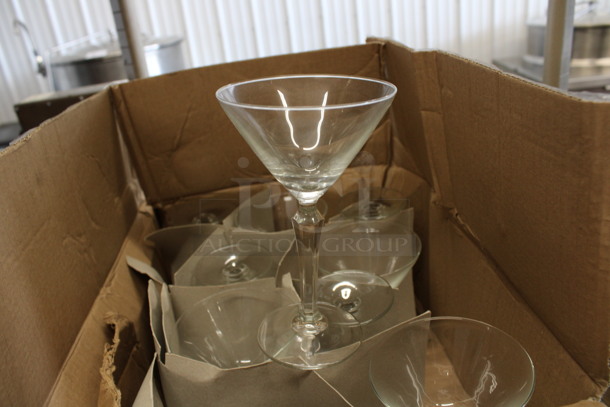 10 BRAND NEW IN BOX! Libbey 601404 SPKSY 6.5 oz Cocktail Glasses. 3.75x3.75x6.5. 10 Times Your Bid!