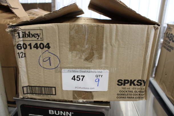 10 BRAND NEW IN BOX! Libbey 601404 SPKSY 6.5 oz Cocktail Glasses. 3.75x3.75x6.5. 10 Times Your Bid! - Image 3 of 3