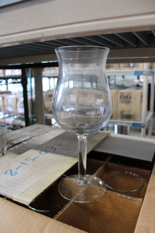 12 BRAND NEW IN BOX! Sysco Grande 13 oz Viva Grande Wine Glasses. 3.25x3.25x8. 12 Times Your Bid! - Image 2 of 2