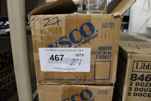 27 BRAND NEW IN BOX! Sysco 7141617 Votives. 2x2x2.5. 27 Times Your Bid! - Image 3 of 3