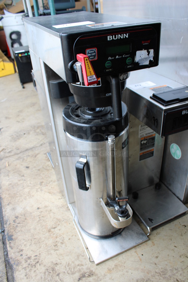2012 Bunn Model ITCB-DV Stainless Steel Commercial Countertop Iced Tea Machine w/ Hot Water Dispenser, Server Satellite and Poly Brew Basket. 120 Volts, 1 Phase. 10x23x34 - Image 2 of 5